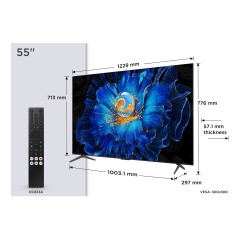 TCL C69KS 55" 4K Ultra HD TV - Immerse in Stunning Clarity and Vivid Color! (Model: 5901292527297)